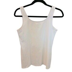 J Jill Perfect Tank Top Womens Size Small Off White Ivory  Sleeveless Top Layer